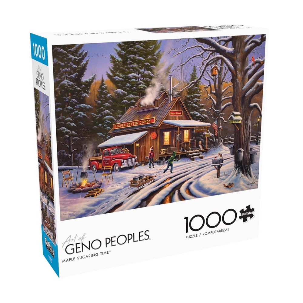 Buffalo 1000-Piece Puzzle “Maple Sugaring Time” (EUC)